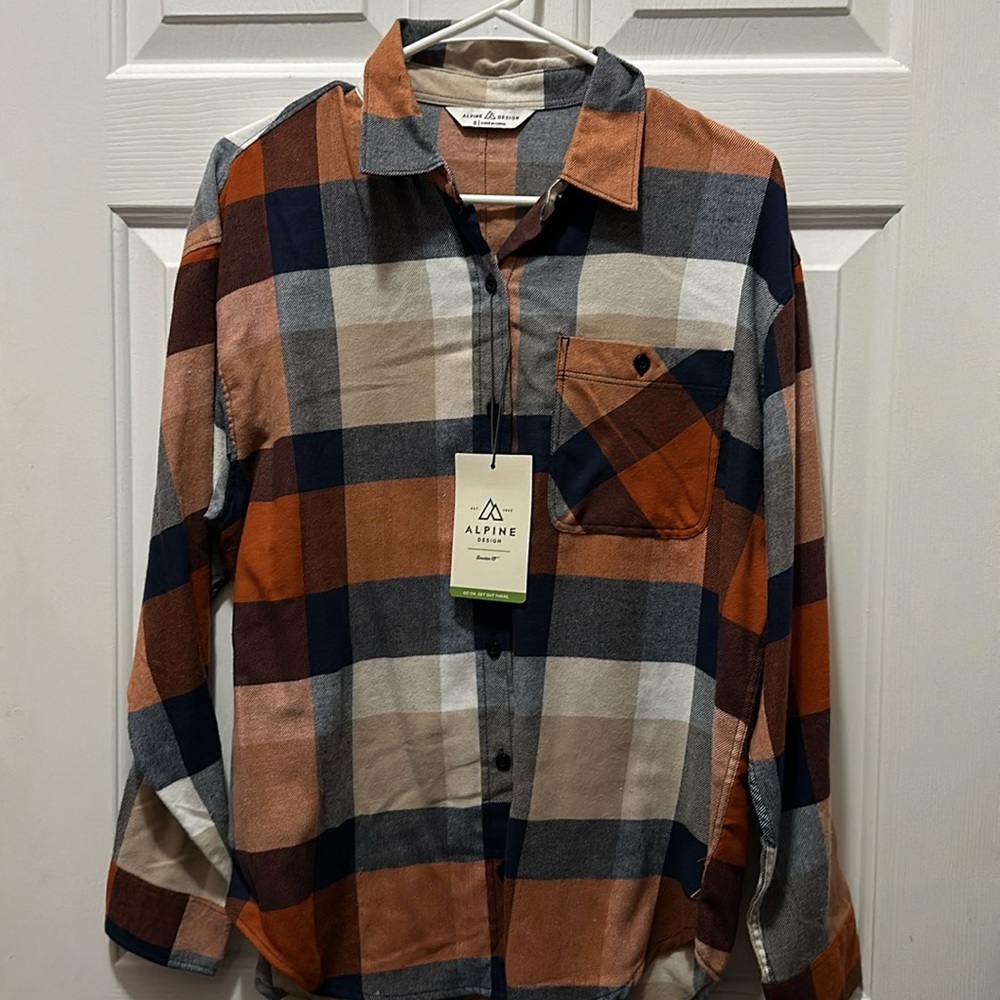 Alpine Design plaid flannel shirt
